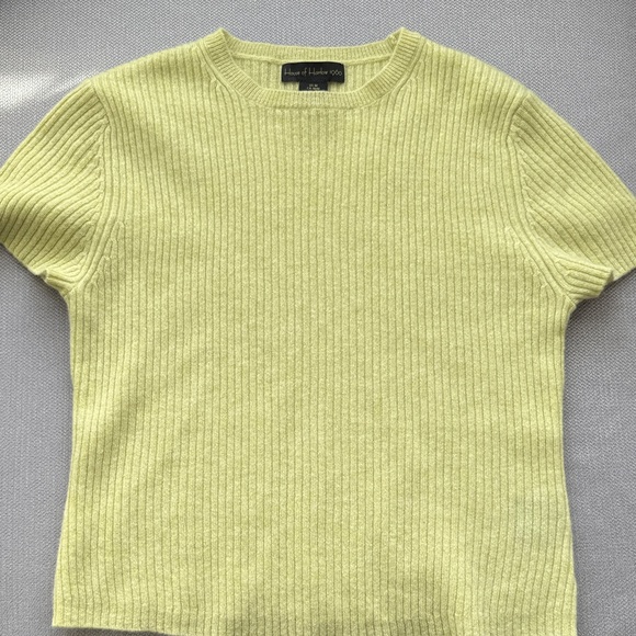 House of Harlow 1960 Light Green Cashmere Top Size M